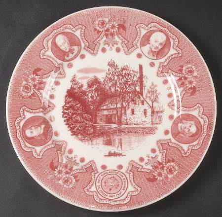 Moravian Historical Scenes Dinner Plate