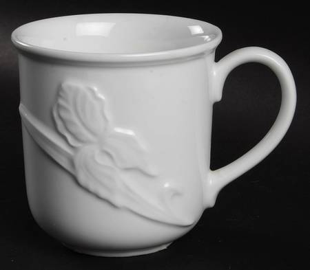 Flower Market White Mug