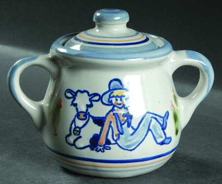 Milk & Honey Sugar Bowl & Lid