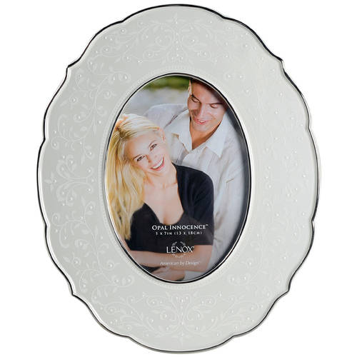 Opal Innocence Oval Frame-Holds 5" X 7"