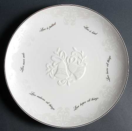 Opal Innocence Wedding Plate