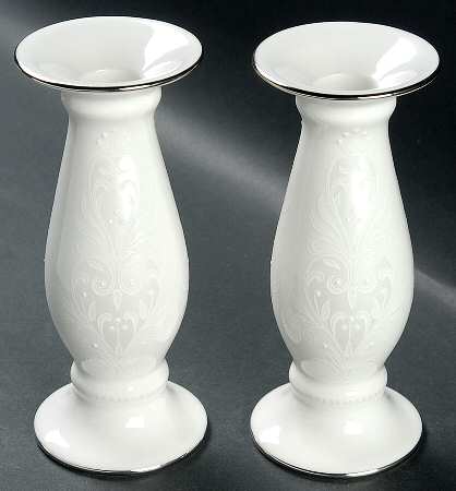 Opal Innocence 6" Candlestick - Set of 2