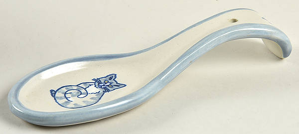 Classy Cats Spoon Rest/Holder (Holds 1 Spoon)