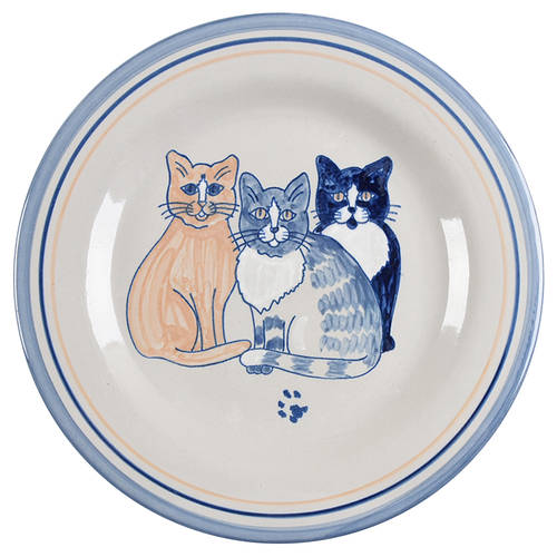 Classy Cats Large Dinner Plate