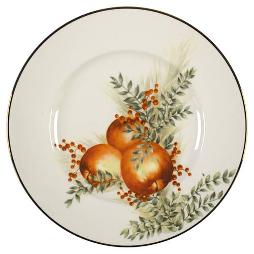 Williamsburg Boxwood & Pine Accent Luncheon Plate