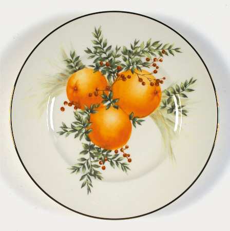 Williamsburg Boxwood & Pine Accent Luncheon Plate