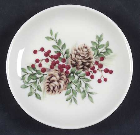 Williamsburg Boxwood & Pine Individual Dip Dish