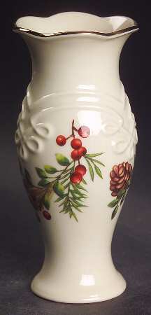 Williamsburg Boxwood & Pine 5" Bud Vase