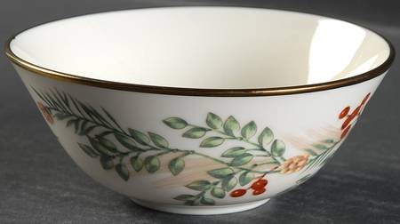 Williamsburg Boxwood & Pine 4" Tier Bowl for Tier Bowl Set
