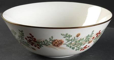 Williamsburg Boxwood & Pine 10" Bowl for Tier Bowl Set