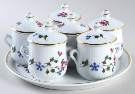 Le Favre Pot De Creme Set (Tray with 6 Pots)