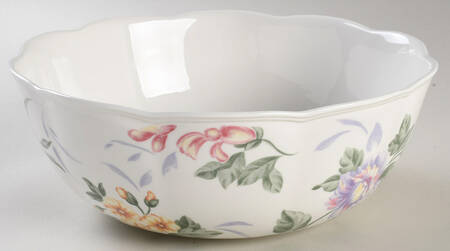 Peony Garden 9" Round Vegetable Bowl