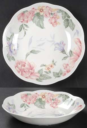 Peony Garden 8" Soup/Pasta Bowl