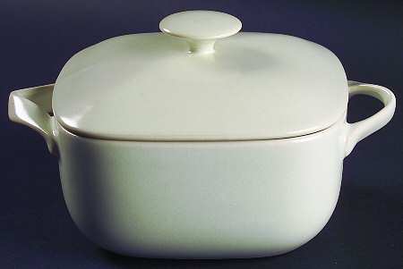 Linen (Square) Individual Casserole & Lid