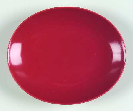 Rso Brights Red (Oval) Bread & Butter Plate