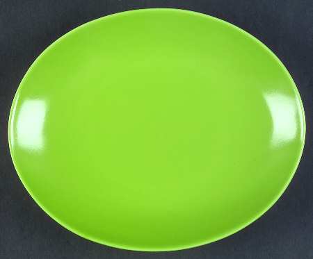 Rso Brights Green (Oval) Bread & Butter Plate