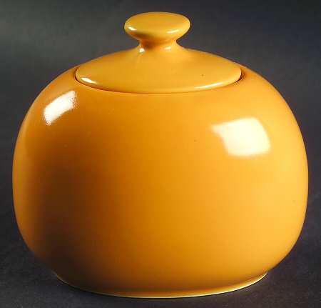 Rso Brights Accessories Yellow Sugar Bowl & Lid