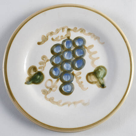 Vintage (Green Band) Luncheon Plate