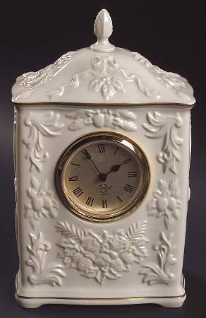 Winter Bouquet Mantel Clock