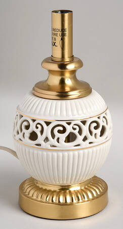 Tracery Collection 13" Electric Lamp No Shade