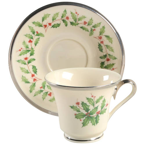 Footed Cup & Saucer Set