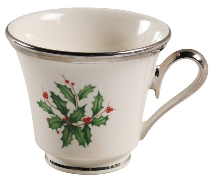 Holiday Platinum Footed Cup