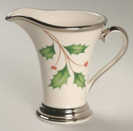 Holiday Platinum Creamer by Lenox