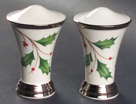 Holiday Platinum Salt & Pepper Set by Lenox