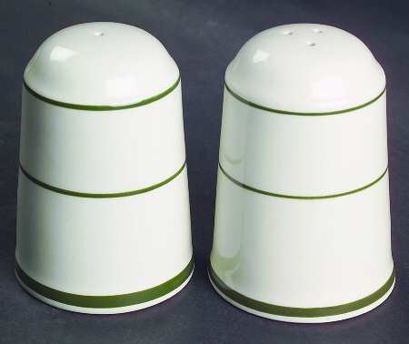 Green Band Salt & Pepper Set