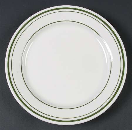 Green Band Salad Plate