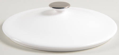 Solitaire White Lid for Round Vegetable