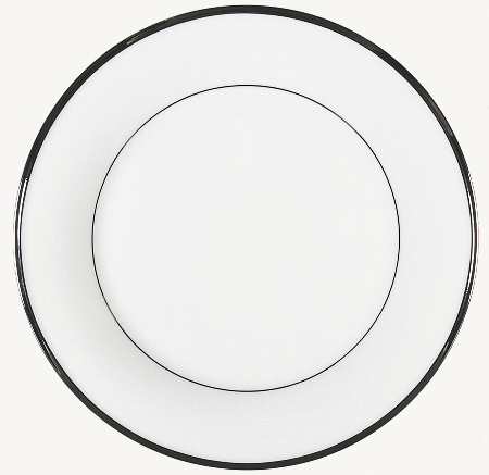 Solitaire White Dinner Plate