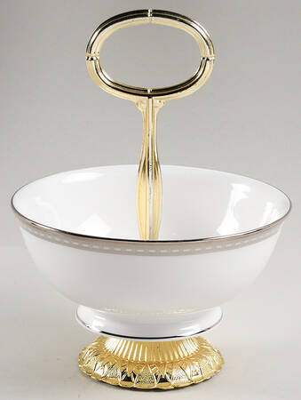 Murray Hill 6"-7" Handled Footed Nut Dish HC