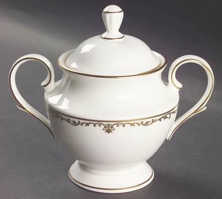Coronet Gold Sugar Bowl & Lid