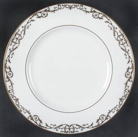 Coronet Gold Accent Luncheon Plate