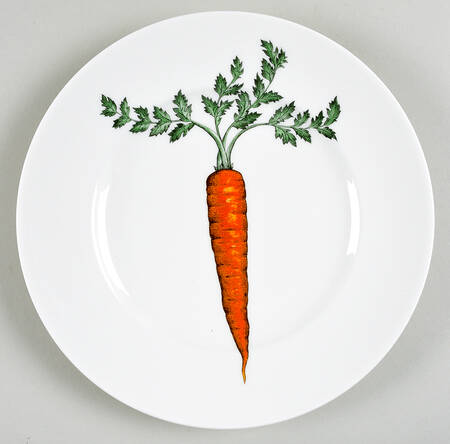 Continental Dining Carrot Luncheon/Salad Plate