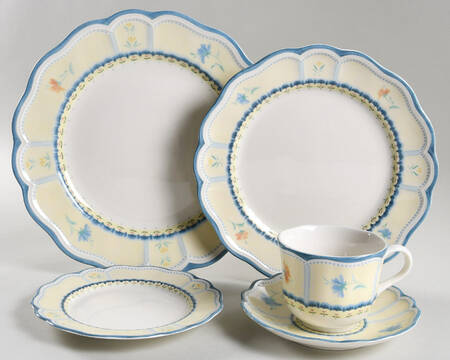Provencal Blossom 5 Piece Place Setting
