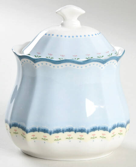 Provencal Sky Sugar Bowl & Lid