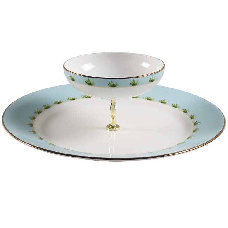 Colonial Tradewind 3 1/4"-3 7/8" Chip & Dip/Veg Set 2 Pce (DP/FR) HC