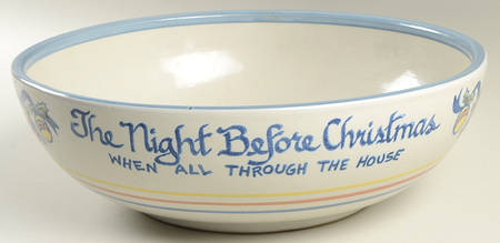 The Night Before Christmas 12" Nesting Bowl