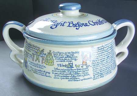 The Night Before Christmas Beverage Crock & Lid