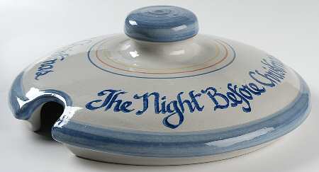 The Night Before Christmas Lid for Beverage Crock