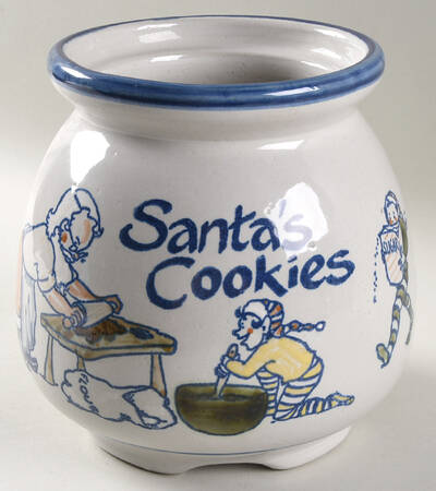 Cookies For Santa Collection Cookie Jar No Lid