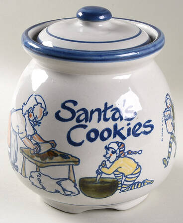 Cookies For Santa Collection Cookie Jar & Lid