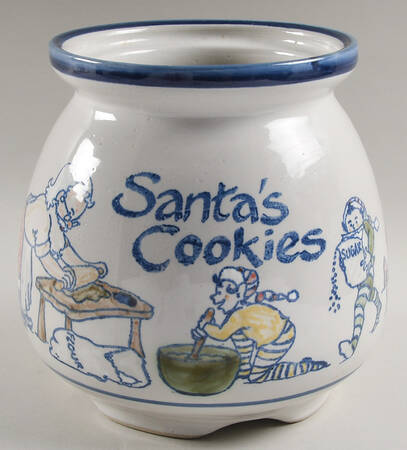 Cookies For Santa Collection Cookie Jar No Lid