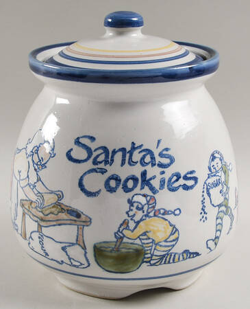 Cookies For Santa Collection Cookie Jar & Lid