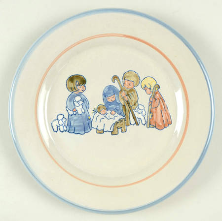 Manger Pattern Luncheon Plate