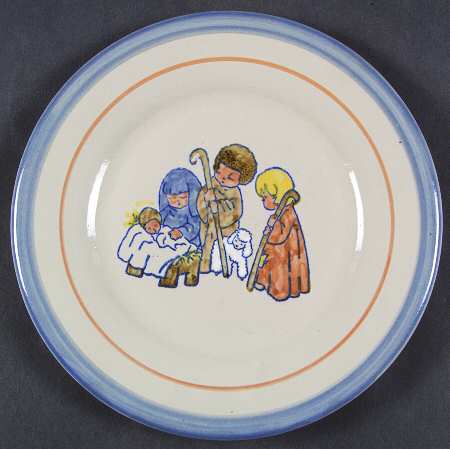 Manger Pattern Salad Plate