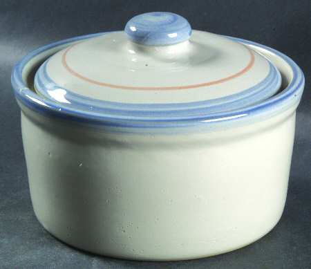 Manger Pattern Butter Tub & Lid
