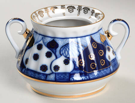 Russian Domes Sugar Bowl No Lid